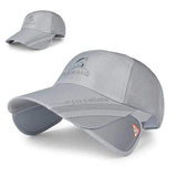 Unisex Men Women Polyester Mesh Wide Brim Baseball Cap Adjustable Breathable Outdoor Hat