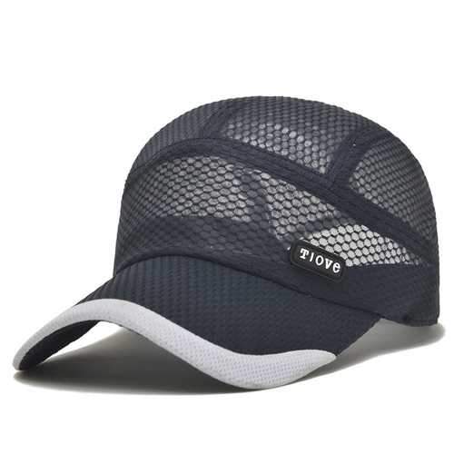 Unisex Men Women Mesh Quick Dry Baseball cap Breathable Outdoor Sport Adjustable Hat