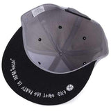 Unisex Letter Hello Embroidery Baseball Cap Adjustable Hipster Outdooors Flat Hip-hop Hats