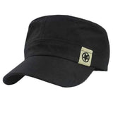 Mens Army Military Star Adjustable Stitching Retro Hat Women Vintage Nylon Washed Flat Cap