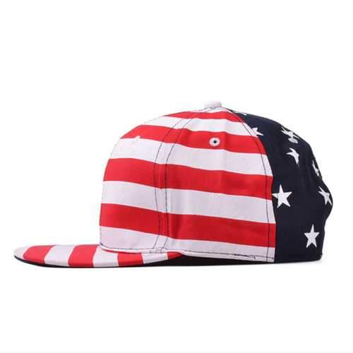 Men Women USA Flag Snapback Caps Adjustable Baseball Cap Hip-hop Hats