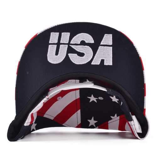 Men Women USA Flag Snapback Caps Adjustable Baseball Cap Hip-hop Hats