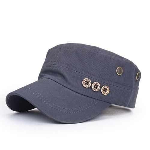 Unisex Men Women Cotton Blend Vintage Military Style Army Baseball Hat Adjustable Sport Sun Flat Cap