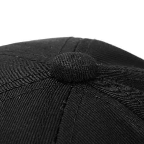 Women Rose Black Baseball Cap Adjustable Men Snapback Sport Hip-Hop Dance Hat