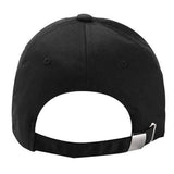 Letter Black Hat Hip-hop Kpop Curved Strap Back Baseball Cap Adjustable for Women Men