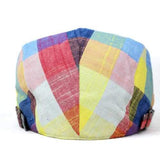 Unisex Cotton Colorful Blank Newsboy Beret Hat Duckbill Golf Flat Buckle Cabbie Cap For Men Women