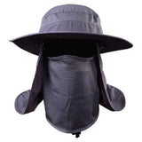 Unisex Men Women Mesh Polyester Uv Protection Windproof Fishing Cap Outdooors Cap Neck Face Hat