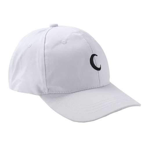 Unisex Embroidered Moon Baseball Cap Hip-hop Hat Couple Hat Retro Sport Bent Hats