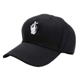 Unisex Hand Love Hip-hop Cap Cotton Blend Adjustable Hat