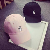 Unisex Hand Love Hip-hop Cap Cotton Blend Adjustable Hat