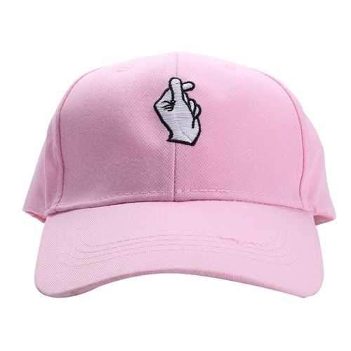 Unisex Hand Love Hip-hop Cap Cotton Blend Adjustable Hat