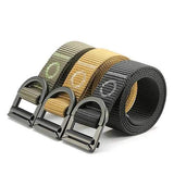 120CM Men Nylon Alloy Buckle Belt Military Tactical Durable Pants Strip