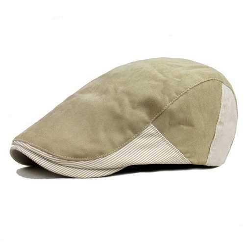Unisex Men Women Corduroy Cotton Beret Hat Buckle Adjustable Paper Boy Newsboy Cabbie Golf Cap
