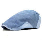 Unisex Men Women Corduroy Cotton Beret Hat Buckle Adjustable Paper Boy Newsboy Cabbie Golf Cap