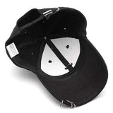 Unisex Snapback Ring Hip-Hop Hats  Embroidery Baseball Cap