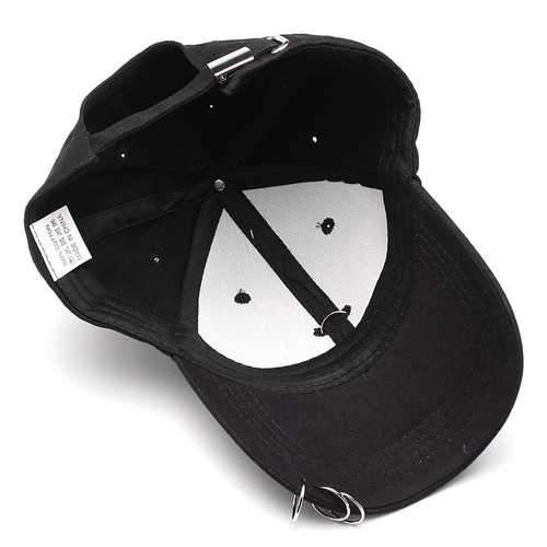 Unisex Snapback Ring Hip-Hop Hats  Embroidery Baseball Cap