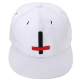 Unisex Cross Embroidery Baseball Cap Street Dance Cool Hip-hop Hats