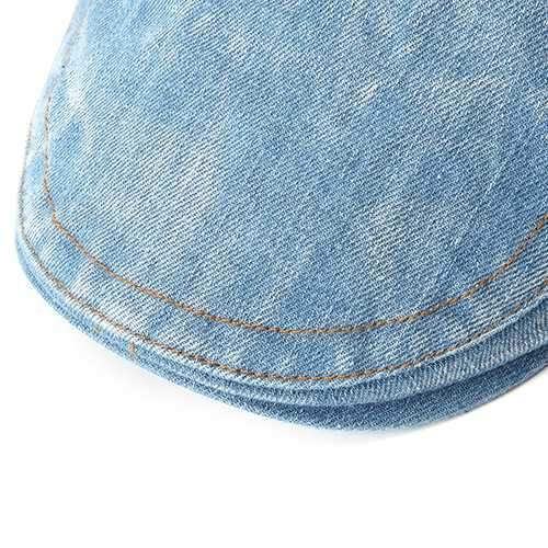 Unisex Beret Peaked Cap Jean Cowboy Hat Washed Denim Cotton Advance Casual Hats