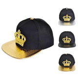 Women Snapback Hats Crown KING Baseball Caps Men Adjustable Hip-hop Hats