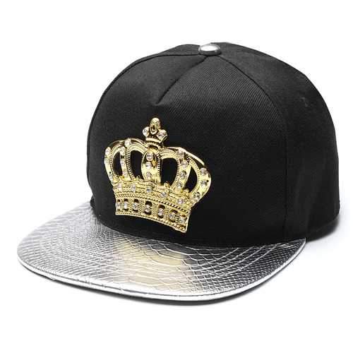 Women Snapback Hats Crown KING Baseball Caps Men Adjustable Hip-hop Hats