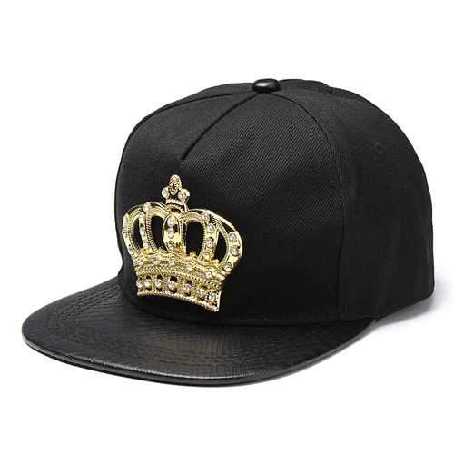 Women Snapback Hats Crown KING Baseball Caps Men Adjustable Hip-hop Hats