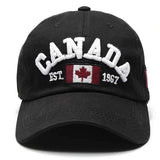 Unisex Casual Promotion Hat Canada Embroidery Baseball Cap Flag Snapback Adjuatable Hat