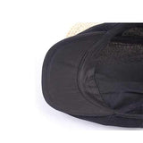 Unisex Women Men Polyester Mesh Hole Newsboy Beret Cap Flat Buckle Cowboy Cabbie Breathable Hat