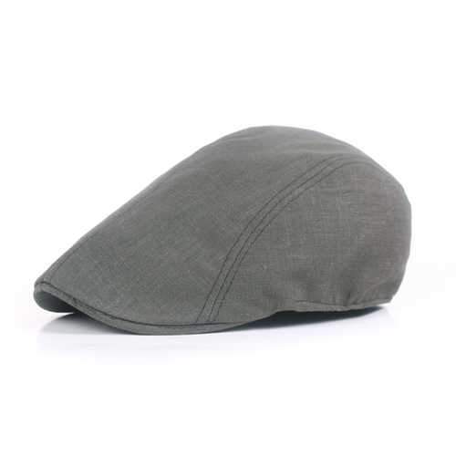 Unisex Men Women Cotton Blend Newsboy Beret Hat Duckbill Golf Elastic Cabbie Cap
