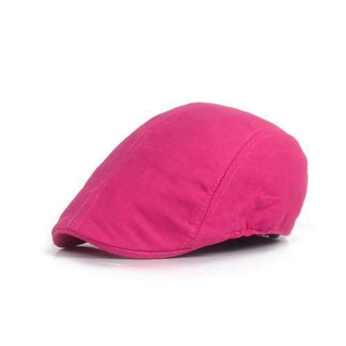 Unisex Men Women Cotton Blend Newsboy Beret Hat Duckbill Golf Elastic Cabbie Cap