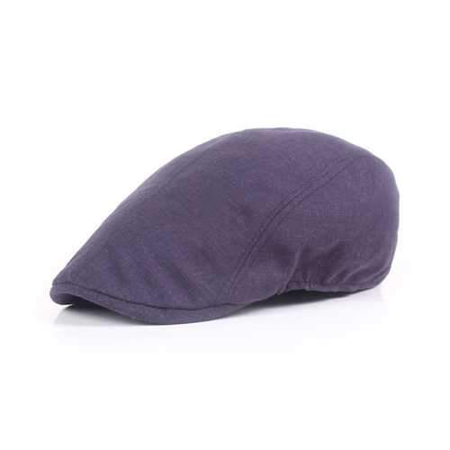 Unisex Men Women Cotton Blend Newsboy Beret Hat Duckbill Golf Elastic Cabbie Cap