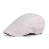 Unisex Men Women Cotton Blend Newsboy Beret Hat Duckbill Golf Elastic Cabbie Cap
