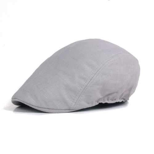 Unisex Men Women Cotton Blend Newsboy Beret Hat Duckbill Golf Elastic Cabbie Cap