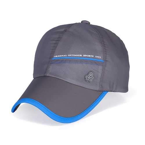 Unisex Polyester Baseball Cap Breathable Outdoor Sport Quick Dry Adjustable Buckle Hat