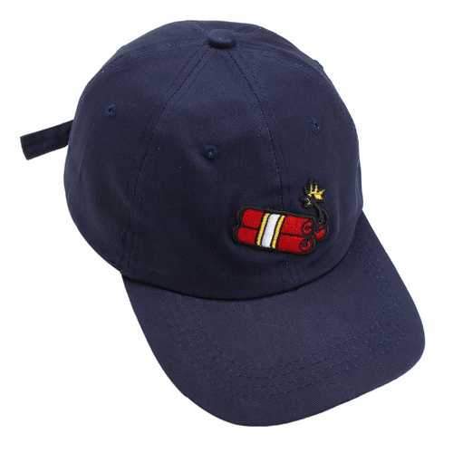 Women Unisex Bomb Embroidery Cotton Baseball Cap Sport Curved Snapback Hip-hop Cap
