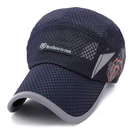 Men Women Quick-dry Breathable Mesh Baseball Cap Sun Visor Hats Outdoor Sunshade Caps