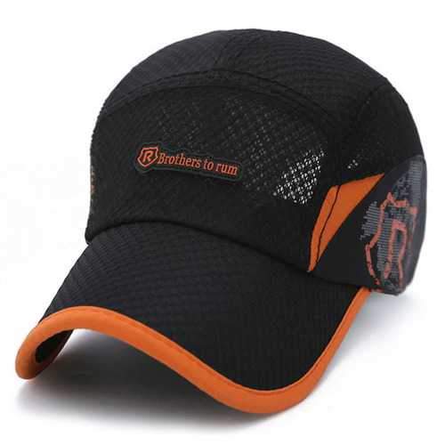 Men Women Quick-dry Breathable Mesh Baseball Cap Sun Visor Hats Outdoor Sunshade Caps