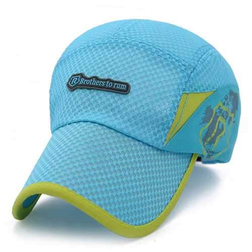 Men Women Quick-dry Breathable Mesh Baseball Cap Sun Visor Hats Outdoor Sunshade Caps