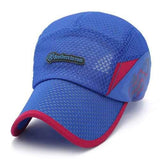 Men Women Quick-dry Breathable Mesh Baseball Cap Sun Visor Hats Outdoor Sunshade Caps