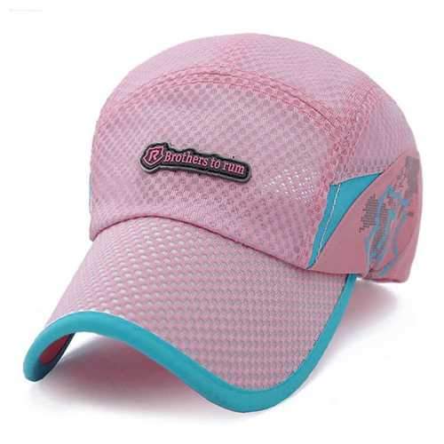 Men Women Quick-dry Breathable Mesh Baseball Cap Sun Visor Hats Outdoor Sunshade Caps