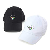 Unisex Men Women Diamond Embroidery Baseball Cap Adjustable Strap Back Trucker Hats