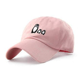 Unisex Women Men Cotton Penguin Embroidery Baseball Cap Adjustable Flat Snapback Hat