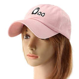 Unisex Women Men Cotton Penguin Embroidery Baseball Cap Adjustable Flat Snapback Hat