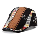 Unisex Washed Cotton Adjustable Beret Hat