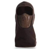 Unisex Cotton Blend Silica Gel Face Mask Cap Fleece Linen Winter Ski Driving Cap Neck Cover Hat