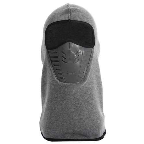 Unisex Cotton Blend Silica Gel Face Mask Cap Fleece Linen Winter Ski Driving Cap Neck Cover Hat