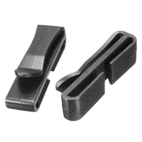 5Pcs / Lot Black Belt Clip Buckles Plastic For Backpack Strap Webbing