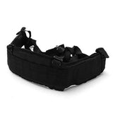 Unisex Oxford Cloth Military Tactical Waist Soft Padded Adjustable Belt With Suspender