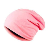 Unisex Cotton Blend Slouch Beanie Hat Pure Color Elastic Stretchable Outdoor Warm SKiing Cap