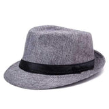 Panama Wide Brim Trilby Straw Hat Black Sunhat