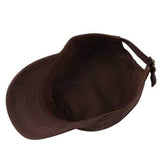 Mens Cotton Flat Hats Vintage Baseball Cap Outdoor Casual Adjustable Washed Retro Hat